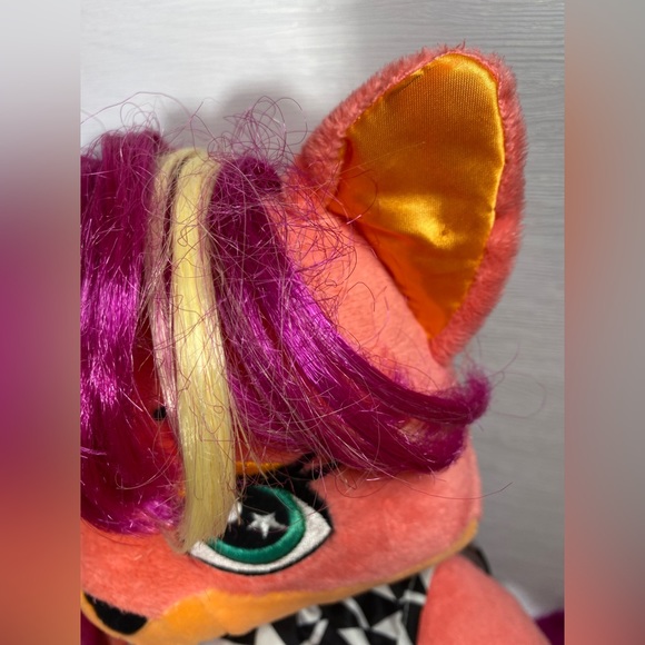 20" Build A Bear Honey Girl Risa Pink & Misha Rock Stars Singing Plushes BAB - Picture 5 of 13